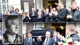 Potlesk za mizející rakví: České hvězdy plakaly na pohřbu režiséra Rajmonta (†70)