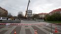 Sochu Koněva z náměstí Interbrigády 3. dubna 2020 odstranili.
