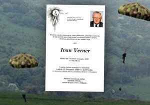 Zemřel Ivan Verner, zakládající člen Klubu výsadkových veteránů.