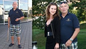 Milovník mladých slečen Vyskočil (71): K chůzi používá hůl!