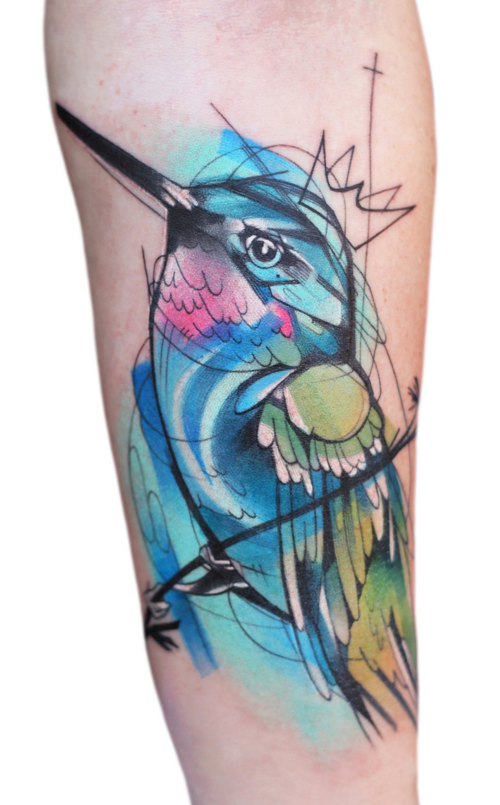 Tetování od Ivany Belákové jsou barevná a velmi výrazná.