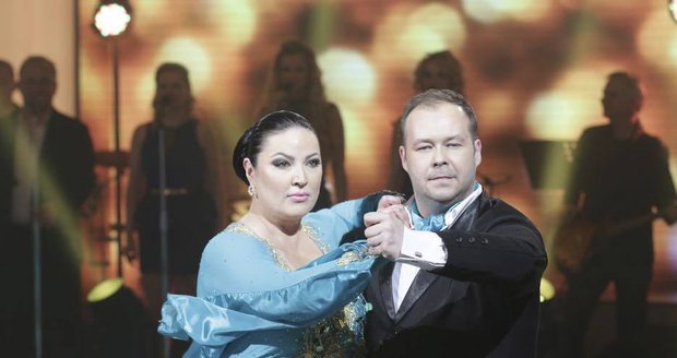 Ivana s Radem jako Droběna s princem v Popelce