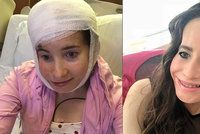 Ivanka bez poloviny obličeje podstoupila náročnou operaci. Konečně slyší na pravé ucho
