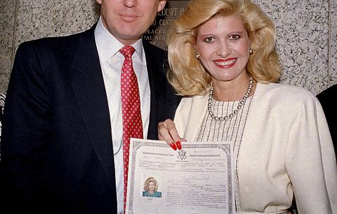Báječná, krásná a úžasná! První slova Trumpa po smrti exmanželky Ivany (†73)