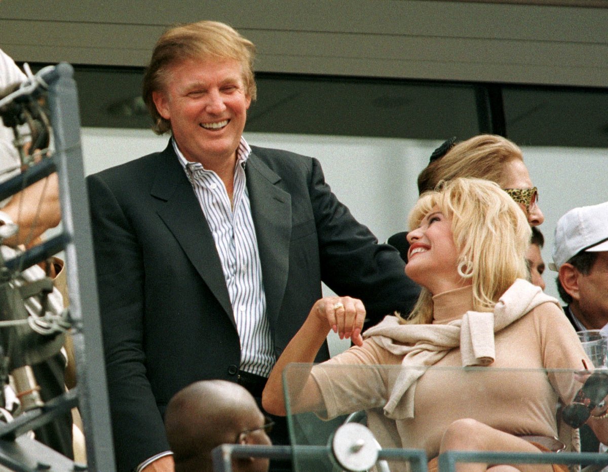 Ivana Trumpová s exmanželem Donaldem