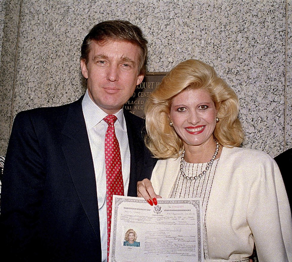 Ivana Trumpová s exmanželem Donaldem