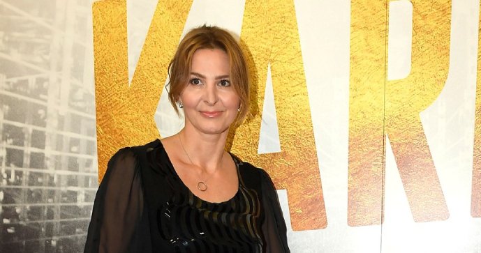 Ivana Gottová na premiéře filmu Karel.