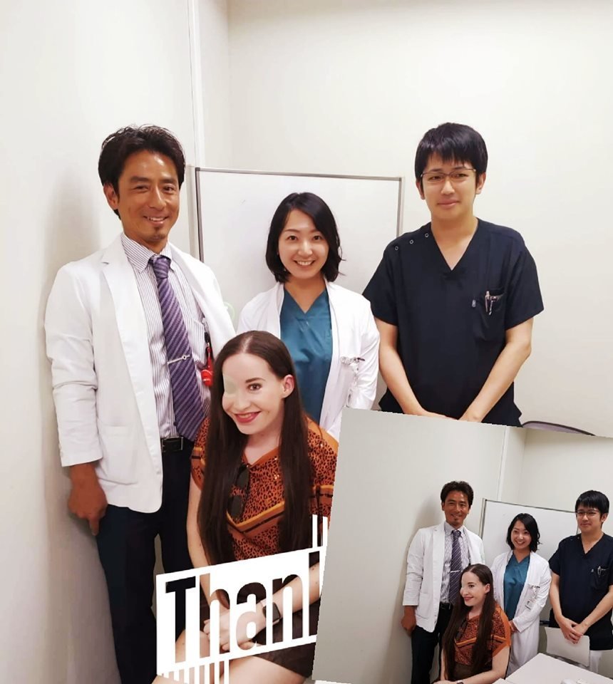 Ivanka s japonskými lékaři