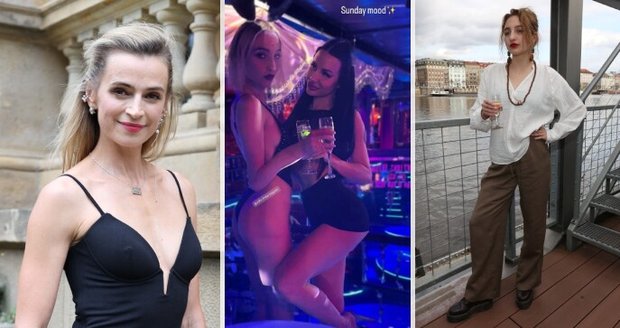 Striptýzová kariéra dcery Jirešové: Taneček u tyče ...a lesbické hrátky!