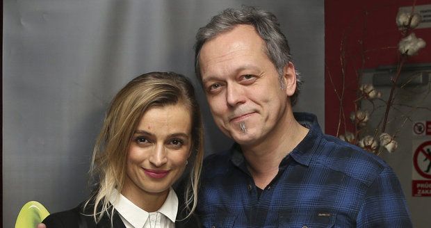 Ivana Jirešová s exmanželem Viktorem Dykem. Původně si spolu měli zahrát v muzikálu Shrek.
