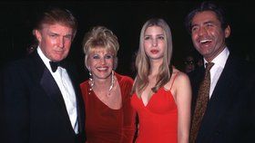 Donald Trump, Ivana Trumpová a jejich dcera Ivanka