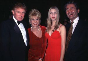 Donald Trump, Ivana Trumpová a jejich dcera Ivanka