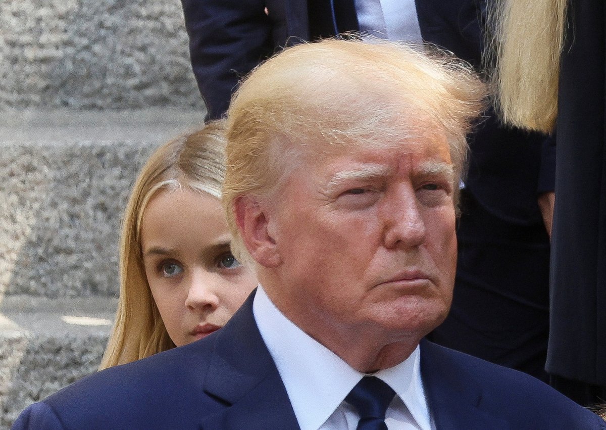 Pohřeb Ivany Trumpové - Donald Trump