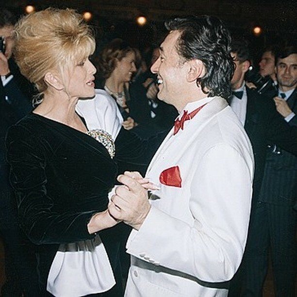 Ivana Trump a Karel Gott