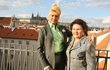 Ivana Trump s maminkou Marií Zelníčkovou v Praze