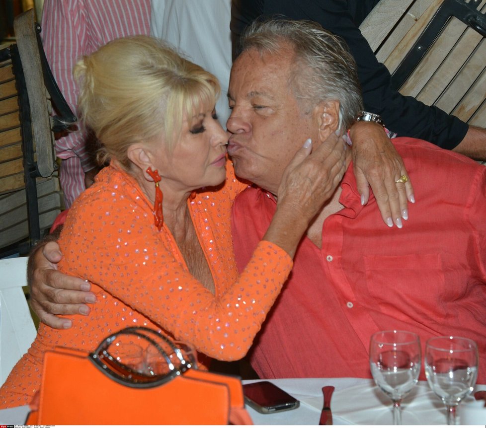 Ivana Trump a italský producent Massimo Gargia