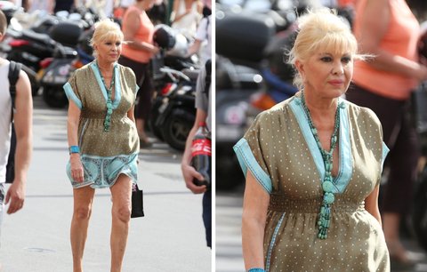 Neuvěřitelná Ivana Trump: V 62 letech oblékla mini a ukázala stehna!