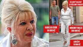 Ivana Trump (69) šokuje v St. Tropez: K teplákovce  si vzala lodičky, kabelku od Diora a rolexky za 200 tisíc 