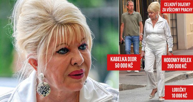 Ivana Trump (69) šokuje v St. Tropez: K teplákovce  si vzala lodičky, kabelku od Diora a rolexky za 200 tisíc 