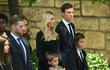 Pohřeb Ivany Trumpové - Ivanka s rodinou
