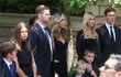 Pohřeb Ivany Trumpové - Eric a Ivanka s partnery