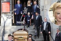 Truchlící smetánka na pohřbu Ivany Trumpové (†73): Slabost pro starší ženy a dědicové impéria!