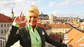 Ivana Trumpová v Praze