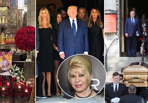 Pohřeb Ivany Trumpové byl pozoruhodný