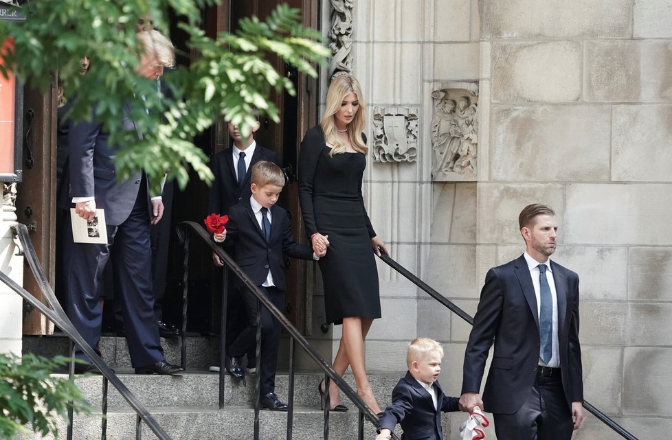 Pohřeb Ivany Trumpové - Ivanka