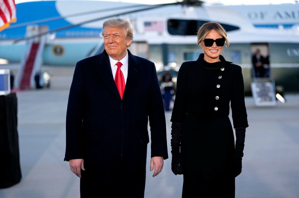 Donald a Melania Trumpovi.