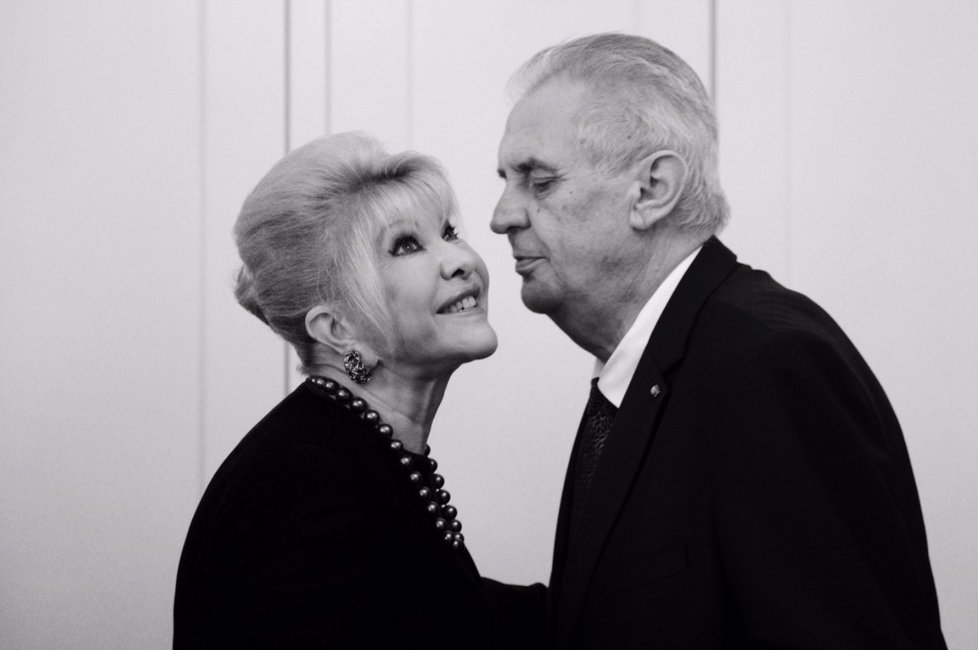 Miloš Zeman se potkal s exmanželkou Trumpa Ivanou