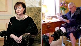 Ivana Zemanová tvrdí, že její muž je disciplinovaný pacient.