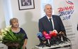 Miloš Zeman s první dámou Ivanou Zemanovou