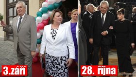 První dáma republiky Ivana Zemanová za poslední dva měsíce výrazně zhubla.