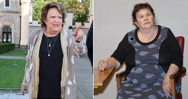 Ivanka Devátá a Jiřina Bohdalová