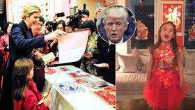 Trumpova vnučka Arabella zpívala mandarínsky komunistům z Číny.