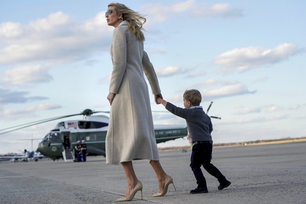 Dcera prezidenta Trumpa Ivanka se synem Theodorem