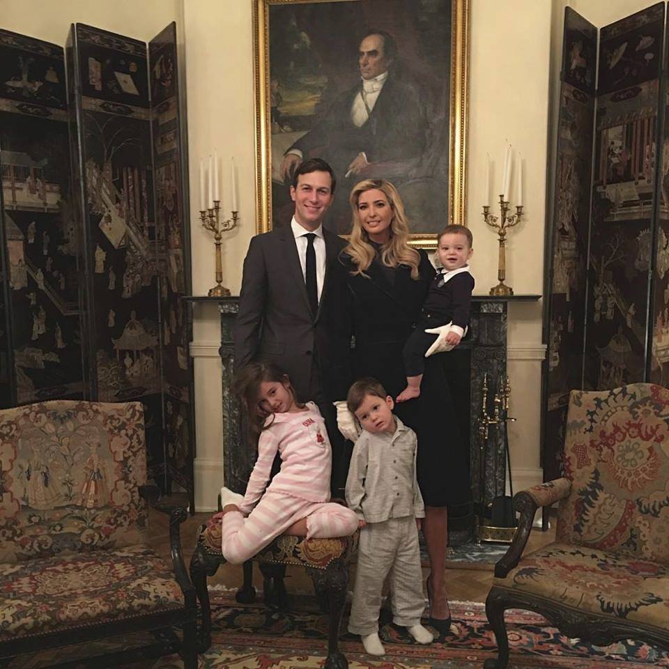 Ivanka Trump s rodinou