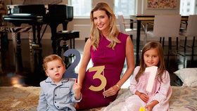 Ivanka Trump se pochlubila šťastnou novinou, čeká třetího potomka.
