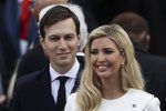 Ivanka Trump se svým manželem Jaredem Kushnerem čeká na inauguraci Donalda Trumpa