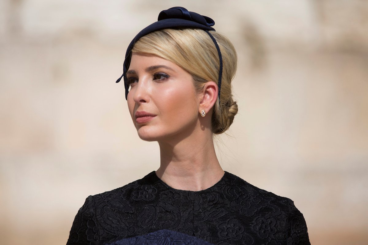 Ivanka Trump během návštěvy v Jeruzalémě