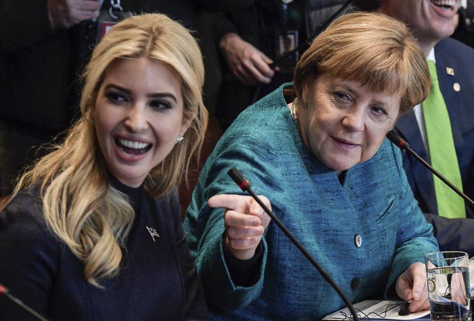 Ivanka Trump s Angelou Merkelovou