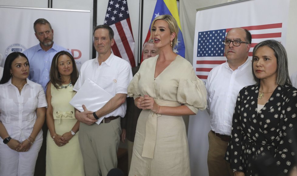 Ivanka Trumpová na zahraniční cestě v Jižní Americe