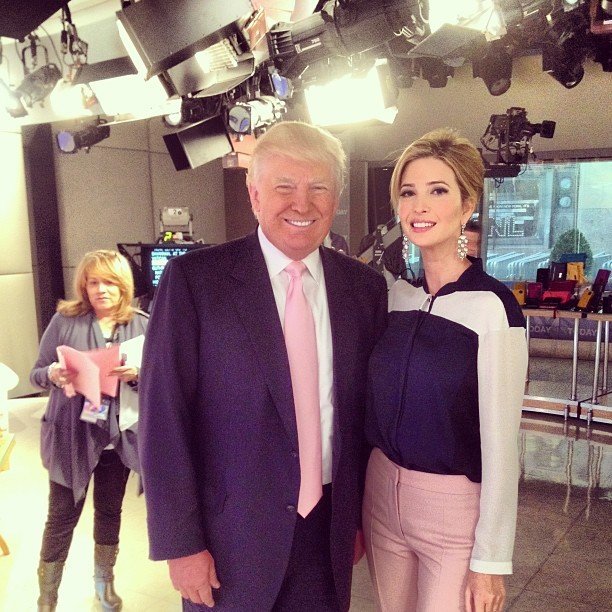 Ivanka se svým otcem Donaldem Trumpem