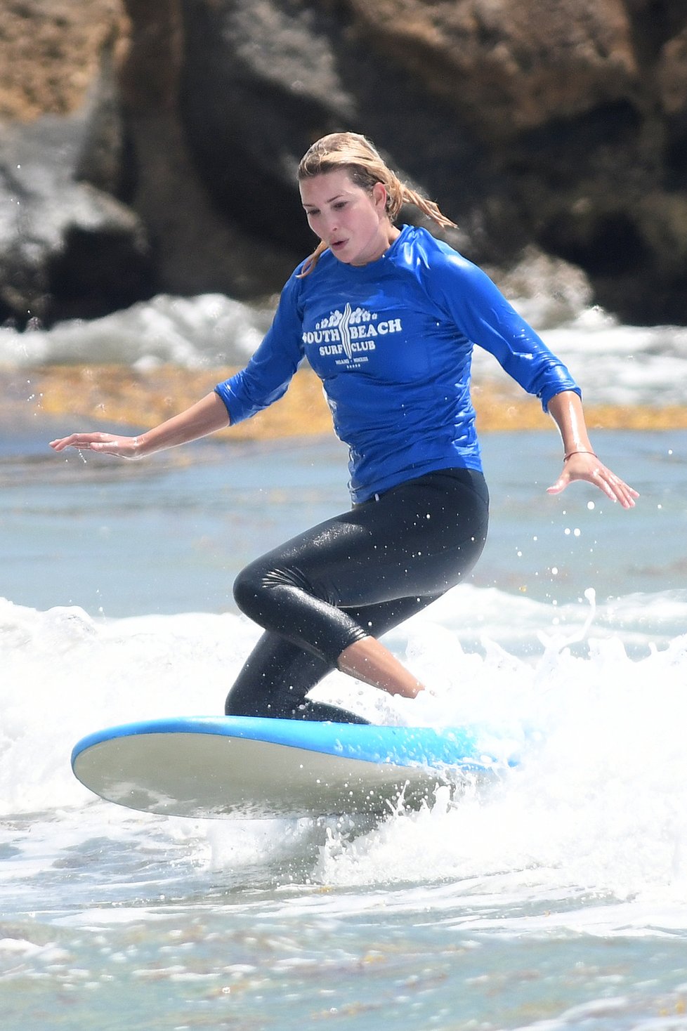 Ivanka Trump se s dětmi učila surfovat