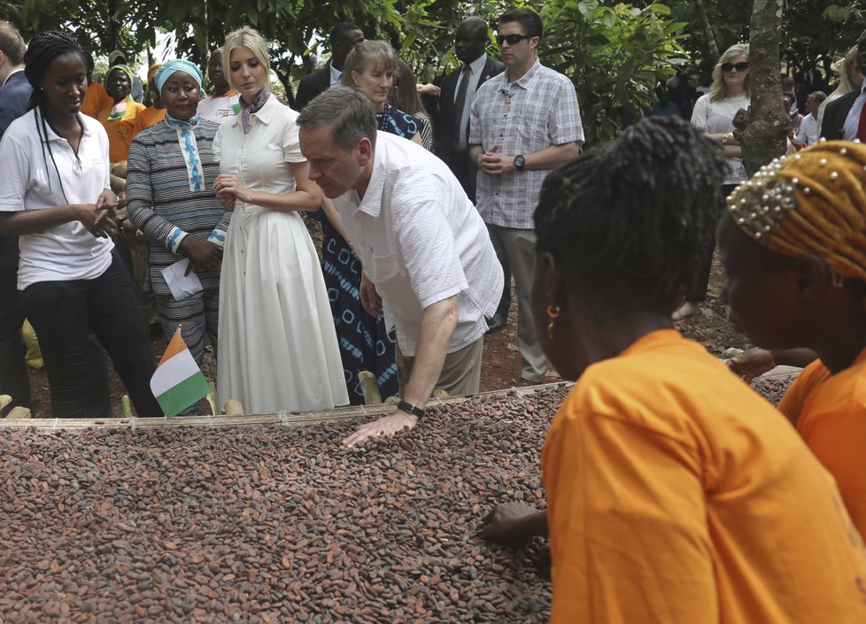 Ivanka Trumpová na cestě po Africe, kde podporuje hospodářskou emancipaci žen, (17.04.2019).