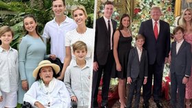 Vánoce Ivanky Trumpové: Fotka s „babi“ Zelníčkovou i vysmátým otcem a vzpomínka na Kafku