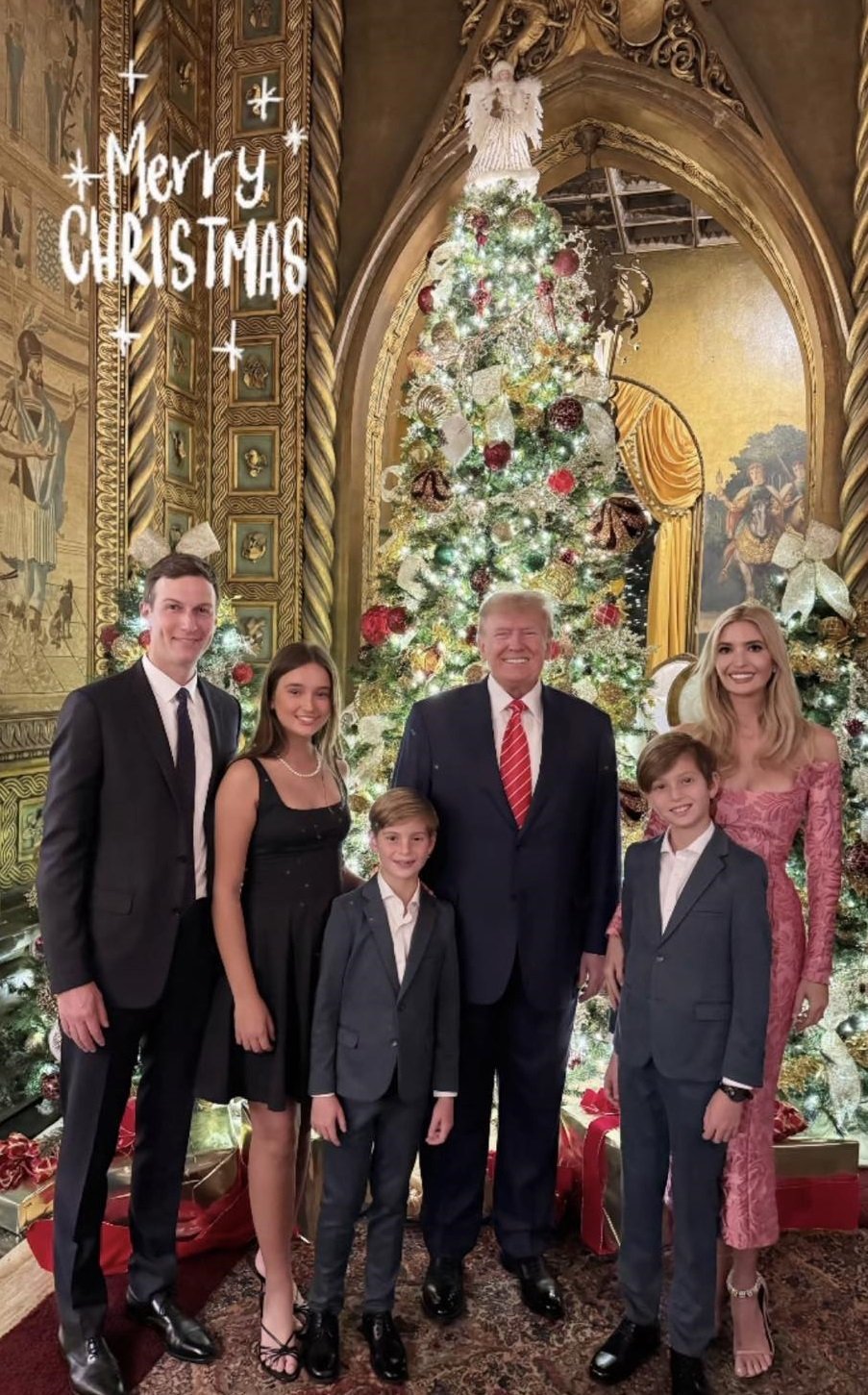 Ivanka Trumpová se pochlubila, jak trávila Vánoce. 