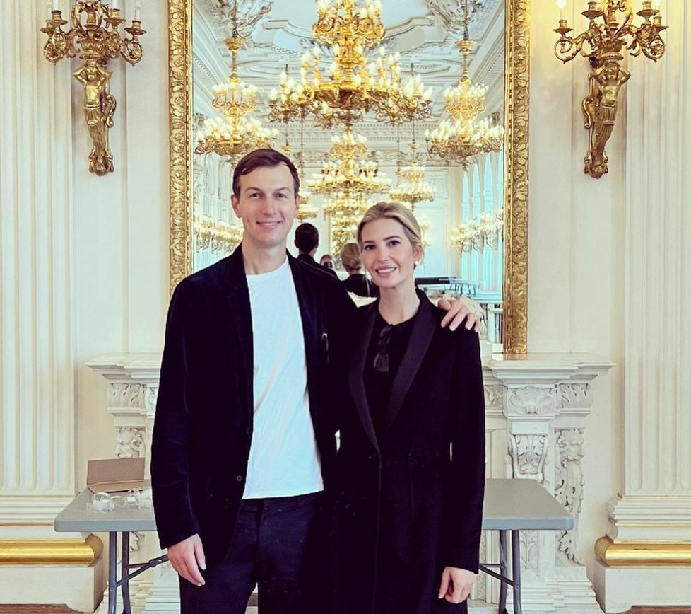 Ivanka Trumpová a Jared Kushner na Pražském hradě