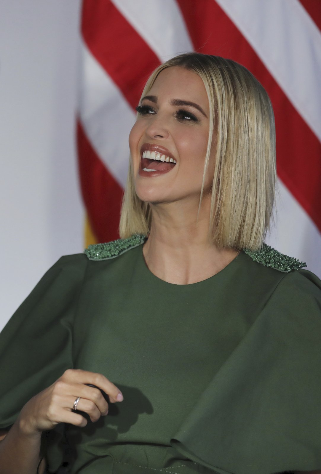 Ivanka Trumpová na zahraniční cestě v Jižní Americe.